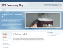 Tablet Screenshot of communityblog.argorps.com